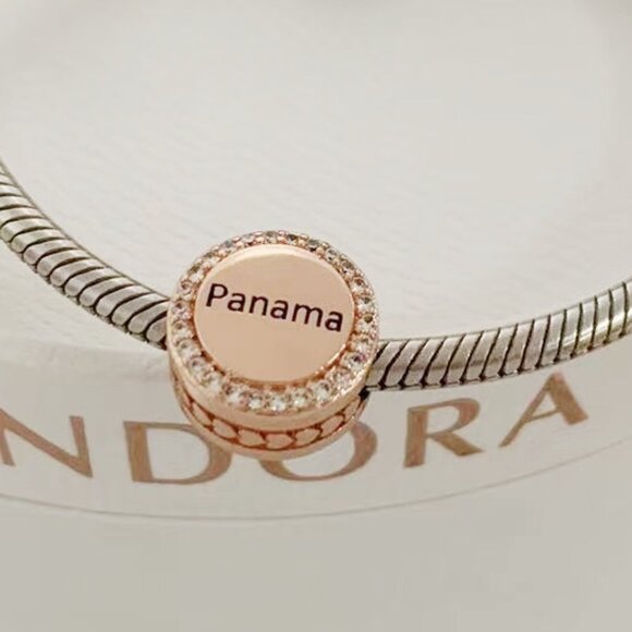 Pandora Panama Flag pendant Rose Gold-Plated - Picture 4 of 4